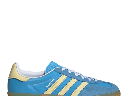 adidas Originals Gazelle Indoor W Semi Blue IE2960 SneakerMood Side view toe pointing right