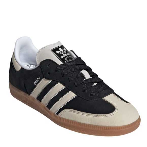 adidas Samba OG "Core Black Wonder White" IE5836 SneakerMood Front three-quarter view