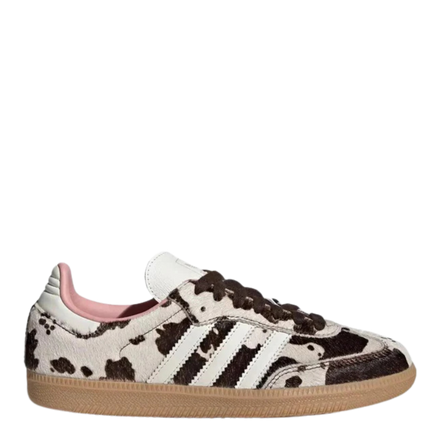 adidas Samba OG Cow Print (Women's) JR1256 SneakerMood Side view toe pointing right