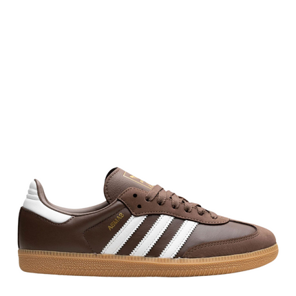 adidas Samba OG Earth Strata Gum IE6522 SneakerMood Side view toe pointing right