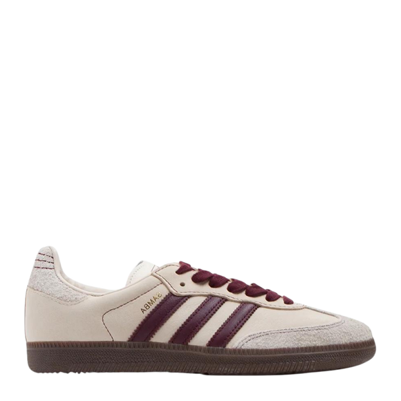 adidas Samba OG W Beige/Maroon IG1987 SneakerMood Side view toe pointing right