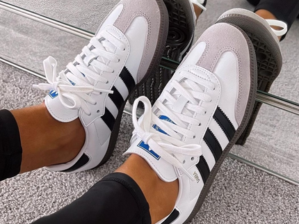 adidas Samba OG 'White' B75806 SneakerMood On-foot view