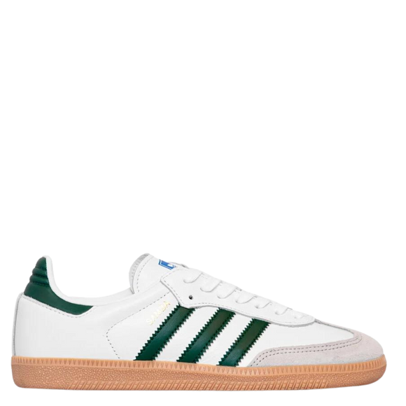 adidas Samba OG 'White Collegiate Green Gum' IE3437 SneakerMood Side view toe pointing right