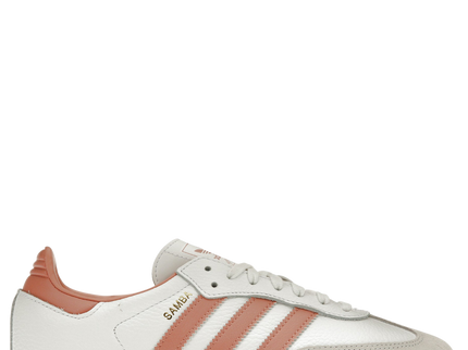 adidas Samba OG White Wonder Clay Gum IG5932 SneakerMood Side view toe pointing right