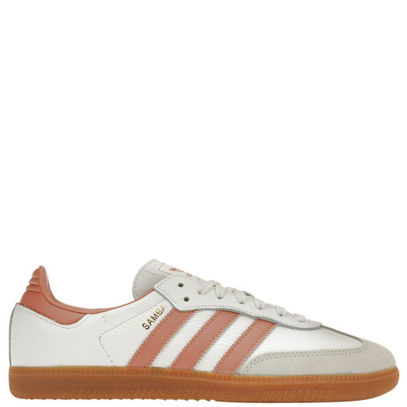adidas Samba OG White Wonder Clay Gum IG5932 SneakerMood Side view toe pointing right