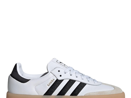 adidas Sambae White Black Gum IG5744 SneakerMood Side view toe pointing right