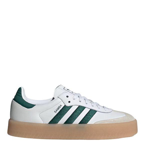 adidas Sambae White Collegiate Green Gum ID0440 SneakerMood Side view toe pointing right