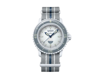 Blancpain x Swatch Scuba Fifty Fathoms Antarctic Ocean – SO35S100 – SneakerMood – 01