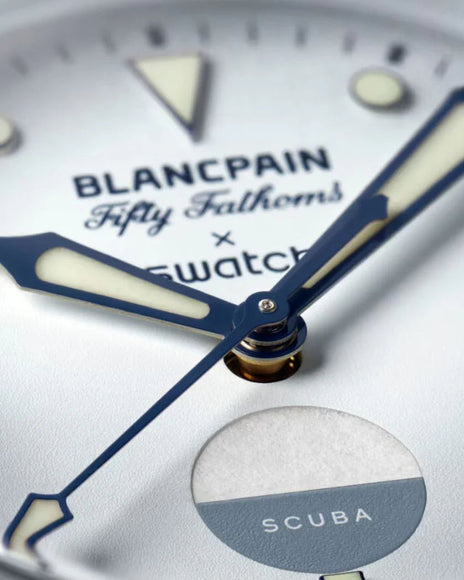 Blancpain x Swatch Scuba Fifty Fathoms Antarctic Ocean – SO35S100 – SneakerMood – 04