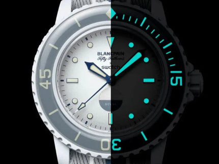 Blancpain x Swatch Scuba Fifty Fathoms Antarctic Ocean – SO35S100 – SneakerMood – 06