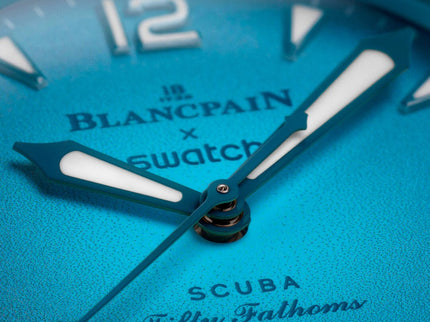 Blancpain x Swatch Scuba Fifty Fathoms Blue Lagoon – SO35L400 – SneakerMood – 02