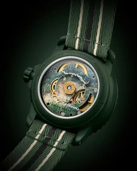 Blancpain x Swatch Scuba Fifty Fathoms Green Abyss – SO35G100 – SneakerMood – 03