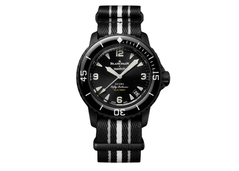 Blancpain x Swatch Scuba Fifty Fathoms Ocean of Storms – SO35B400 – SneakerMood – 01