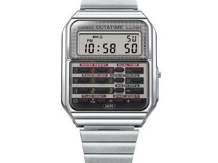 CASIO CA-500 Calculator Watch "Silver" Back To The Future – CA-500WEBF-1A – SneakerMood – 01