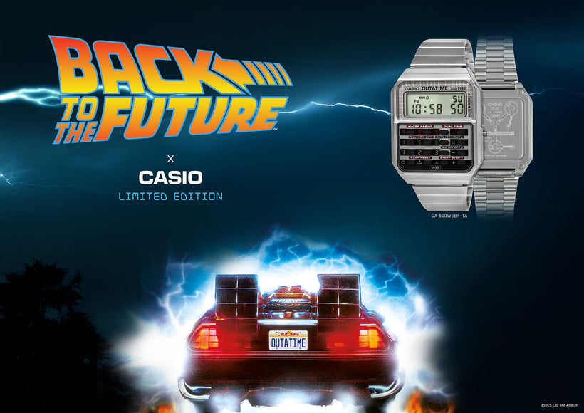 CASIO CA-500 Calculator Watch "Silver" Back To The Future – CA-500WEBF-1A – SneakerMood – 02