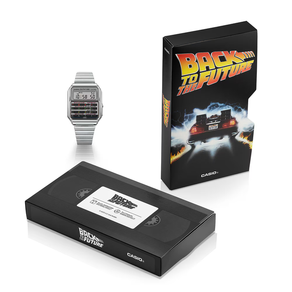 CASIO CA-500 Calculator Watch "Silver" Back To The Future – CA-500WEBF-1A – SneakerMood – 06
