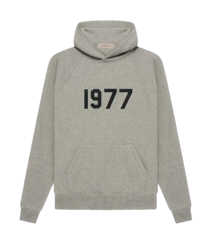 Essentials 1977 Dark Oatmeal Hoodie Front SneakerMood