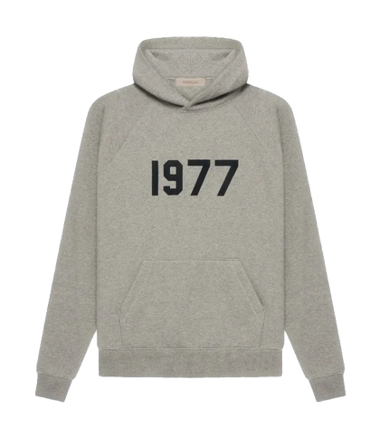 Essentials 1977 Dark Oatmeal Hoodie Front SneakerMood