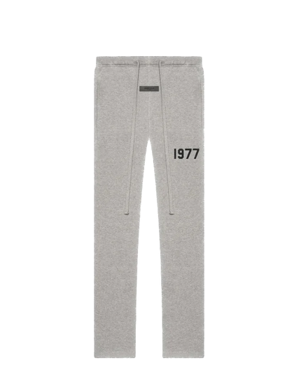 Essentials  1977 Dark Oatmeal Relaxed Sweatpant Front SneakerMood