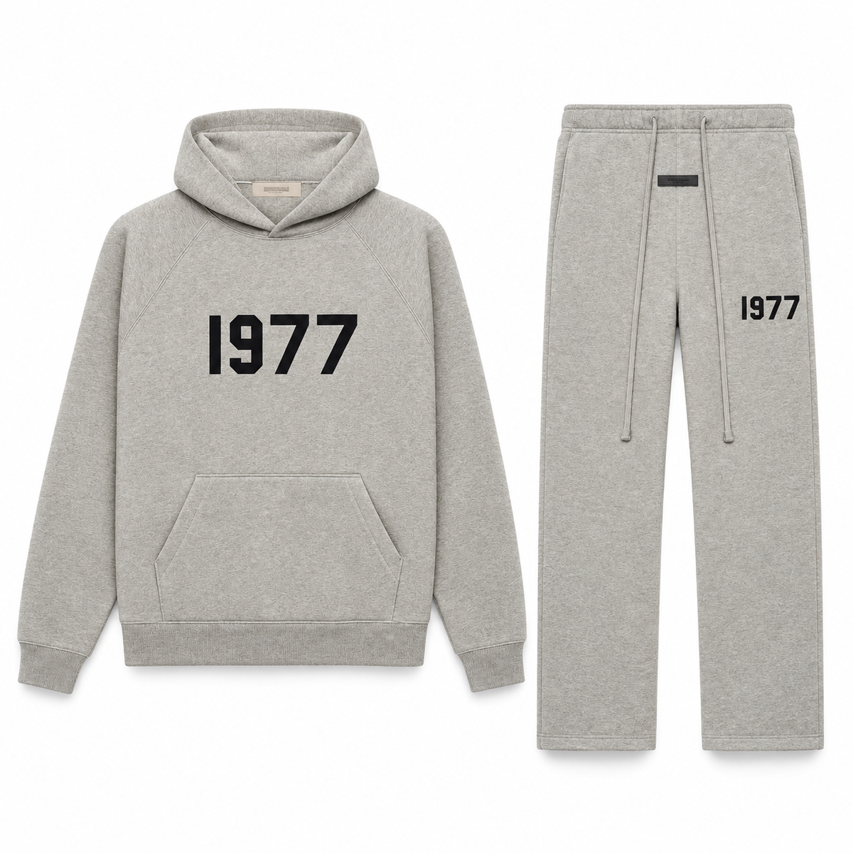 Essentials 1977 Dark Oatmeal Relaxed Winter Set Complete Outfit SneakerMood