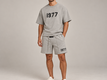 Essentials 1977 Dark Oatmeal Summer Set Studio Model SneakerMood