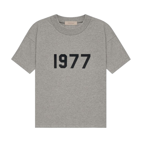 Essentials 1977 Dark Oatmeal T-shirt Front SneakerMood