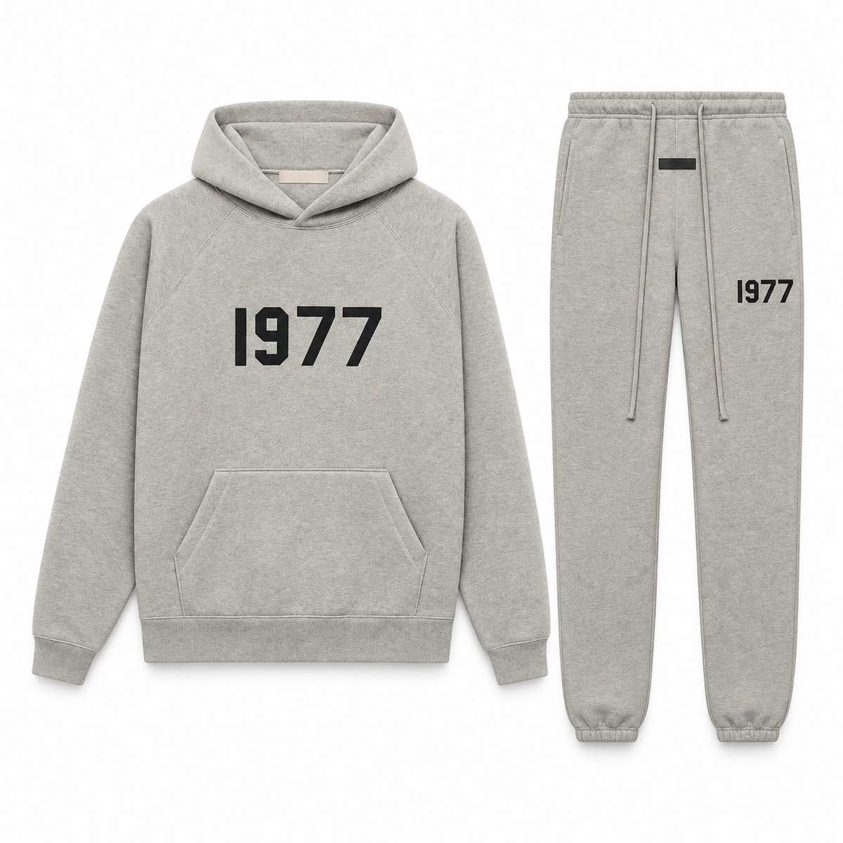 Essentials 1977 Dark Oatmeal Winter Set Complete Outfit SneakerMood