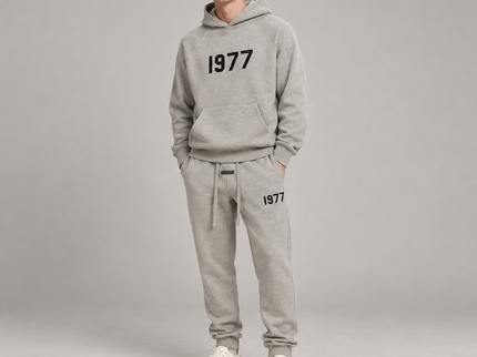 Essentials 1977 Dark Oatmeal Winter Set Studio Model SneakerMood