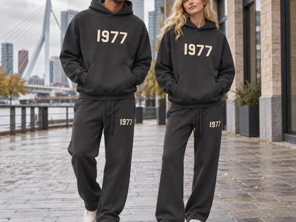 Essentials 1977 Iron Relaxed Winter Set Streetwear Couple SneakerMood