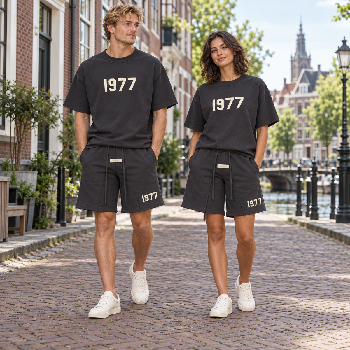 Essentials 1977 Iron Summer Set Streetwear Couple SneakerMood
