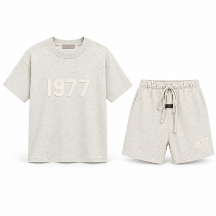 Essentials 1977 Light Oatmeal Summer Set Complete Outfit SneakerMood