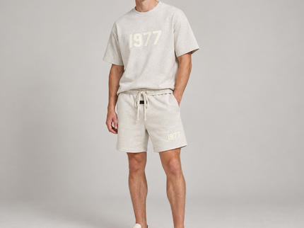 Essentials 1977 Light Oatmeal Summer Set Studio Model SneakerMood