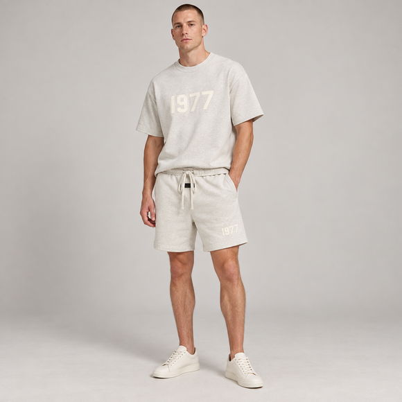 Essentials 1977 Light Oatmeal Summer Set Studio Model SneakerMood