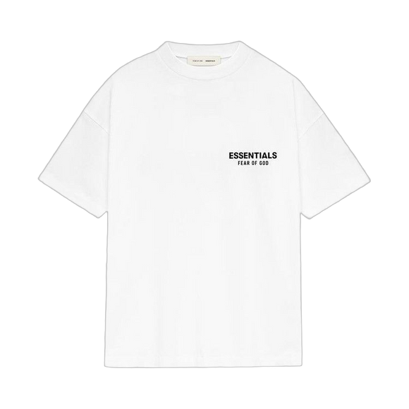Essentials Bright White T-shirt Front SneakerMood