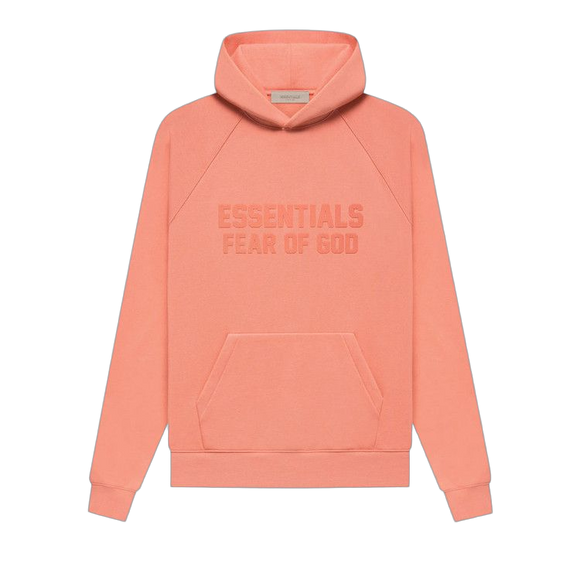 Essentials Coral Hoodie Front SneakerMood