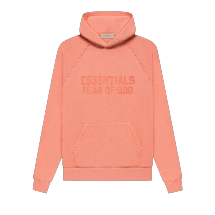 Essentials Coral Hoodie Front SneakerMood