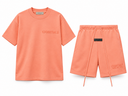 Essentials Coral Summer Set Complete Outfit SneakerMood