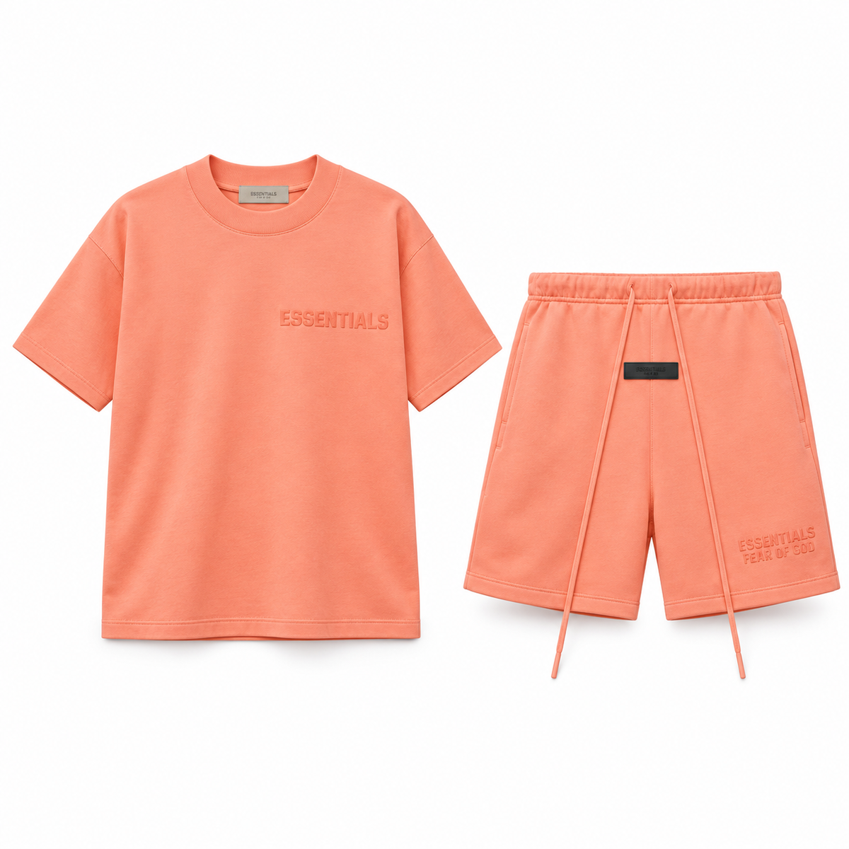 Essentials Coral Summer Set Complete Outfit SneakerMood