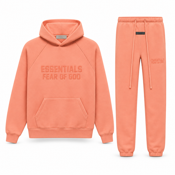Essentials Coral Winter Set Complete Outfit SneakerMood