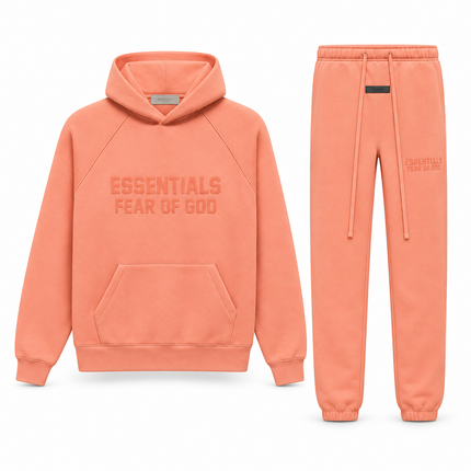 Essentials Coral Winter Set Complete Outfit SneakerMood