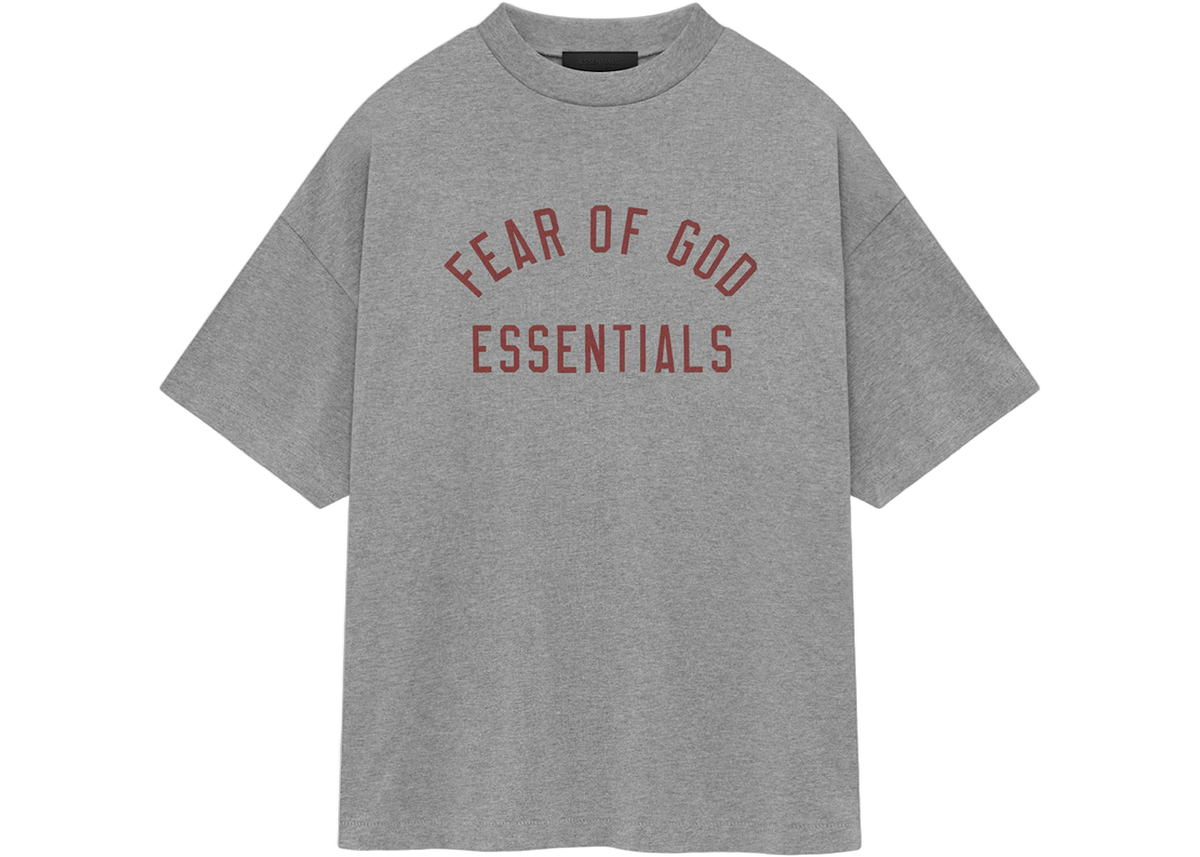 Essentials Dark Heather T-shirt Front SneakerMood