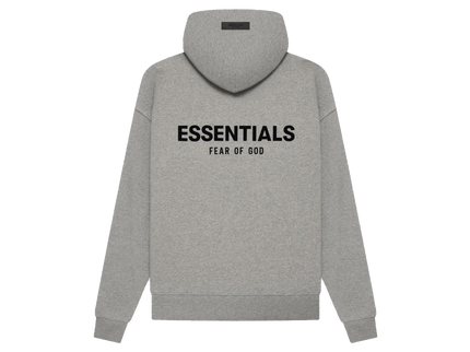 Essentials Dark Oatmeal Hoodie Back SneakerMood