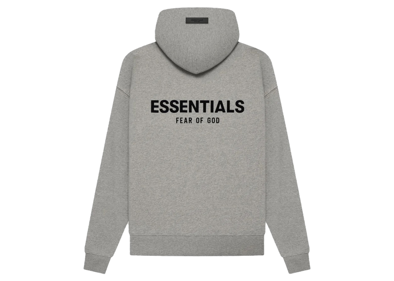 Essentials Dark Oatmeal Hoodie Back SneakerMood