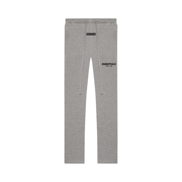 Essentials Dark Oatmeal Relaxed Sweatpant Front SneakerMood