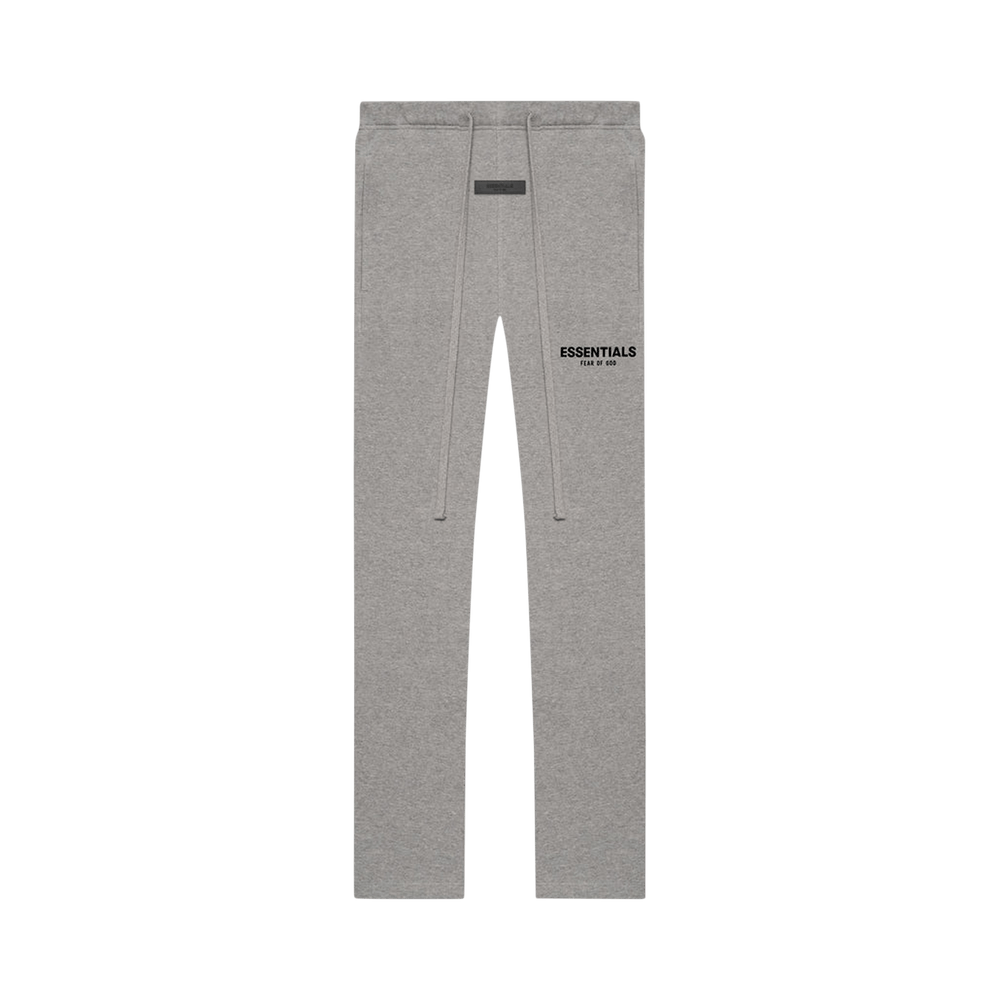 Essentials Dark Oatmeal Relaxed Sweatpant Front SneakerMood