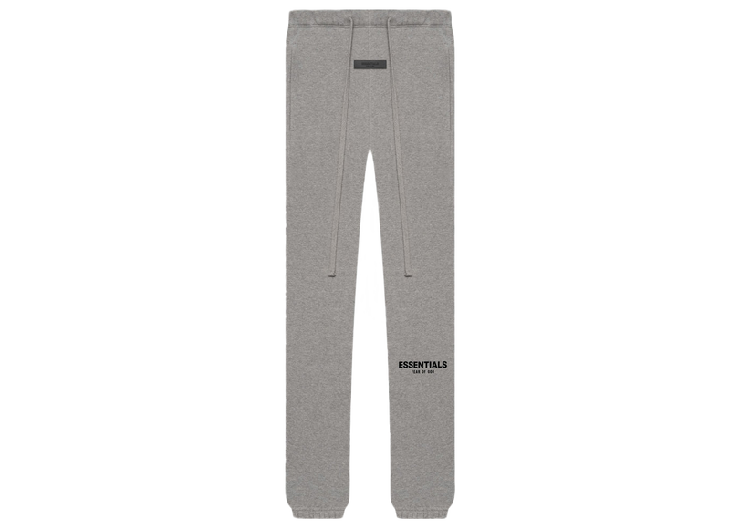 Essentials Dark Oatmeal Sweatpant Front SneakerMood