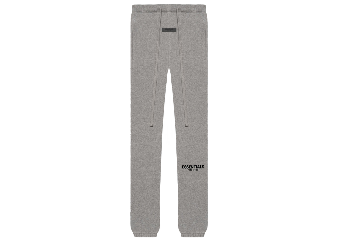 Essentials Dark Oatmeal Sweatpant Front SneakerMood