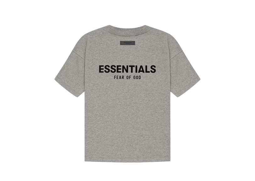 Essentials Dark Oatmeal T-shirt Front SneakerMood
