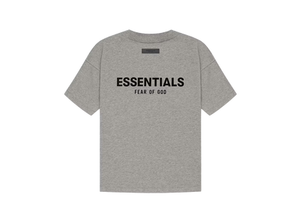 Essentials Dark Oatmeal T-shirt Front SneakerMood