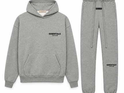 Essentials Dark Oatmeal Winter Set Complete Outfit SneakerMood